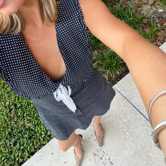 NWT Caroline Constas Mini Polkadot Dress ✨ - Picture 3 of 8